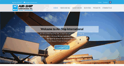 Desktop Screenshot of airshipintl.com