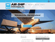 Tablet Screenshot of airshipintl.com